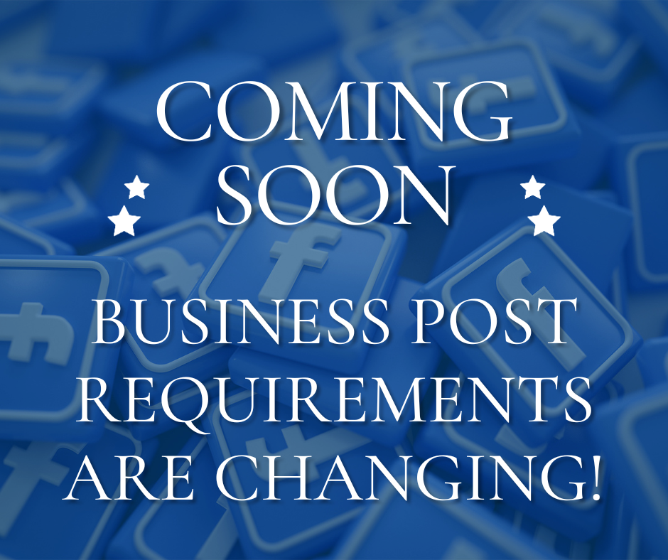 Business Post Requirements - Coming Soon